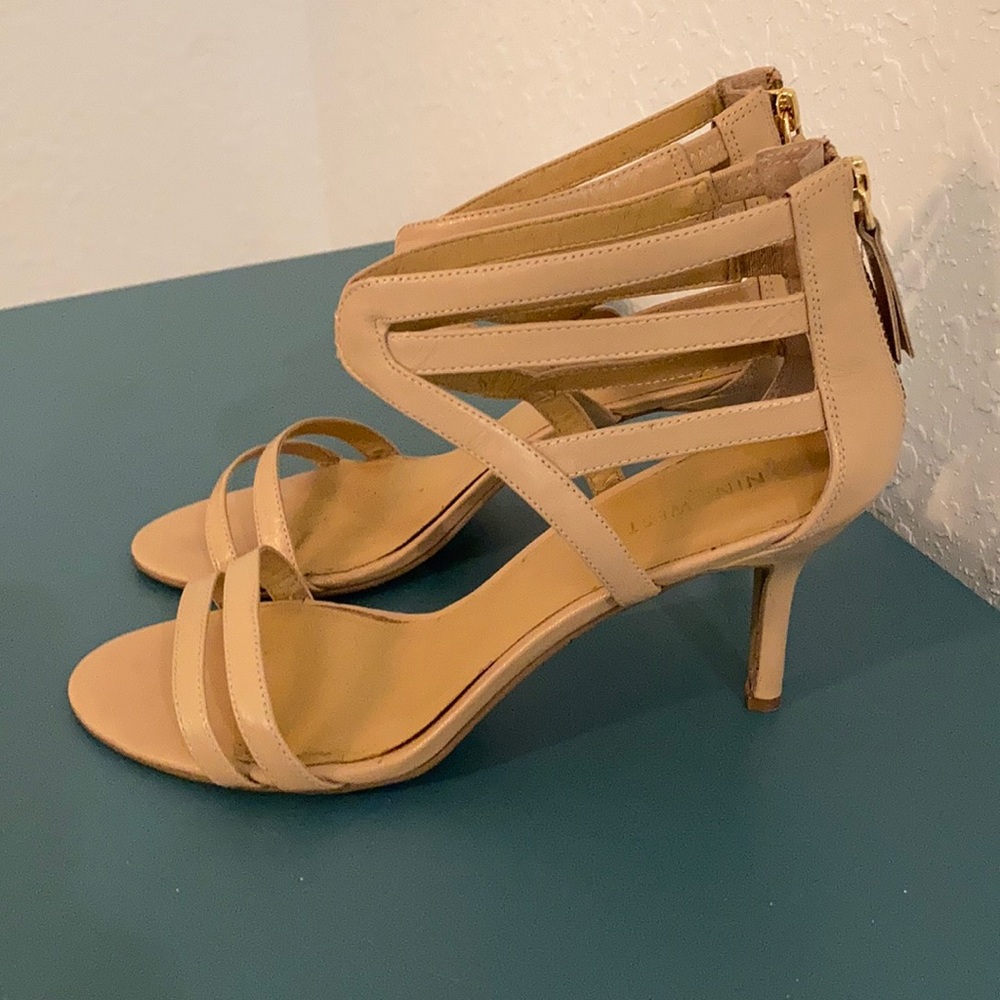 Nine West nude sandals